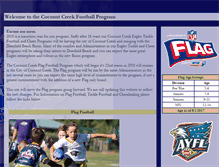 Tablet Screenshot of creekfootball.com
